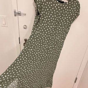 LOFT short sleeve midi dress size 12